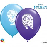 Ballon 5 '' Ass. Anna & Elsa visage